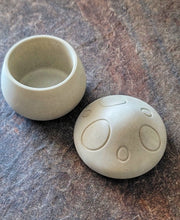 Concrete Mushroom Candle or Jewelry Vessel